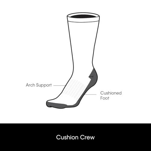 Calvin Klein Mens Crew Socks - 10 Pack Cushioned Athletic Performance Breathable Running and Sports Crew Socks for Men, Size 7-12, Ivory Assorted thumbnail 4
