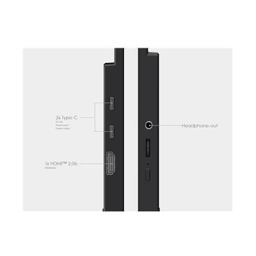 msi Pro MP165 E6 Ultra Slim & Light Portable Monitor,15.6" FHD IPS 1080p, USB Type-C, HDMI, Built-in Speakers, Tripod Mount Support, Perfect for PC, Mac, PS5, PS4, Xbox, Mobile, Me thumbnail 9