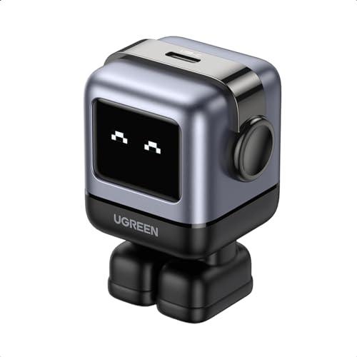 Cargador Rápido UGREEN Uno 30W USB C Robot GaN Compacto para iPhone y Más