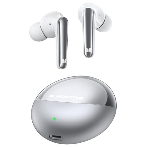 Audífonos Inalámbricos Monster N-Lite 203 AirLinks Plata: Bluetooth 5.3, HiFi, 30H, IPX6