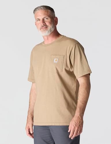 Carhartt Men's Iconic K87 Pocket T-Shirt, Desert, Large thumbnail 5