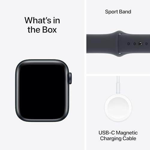 Open Box - Like New Apple Watch SE (2nd Gen) [GPS 40mm] Smartwatch with Midnight Aluminum Case with Midnight Sport Band S/M.