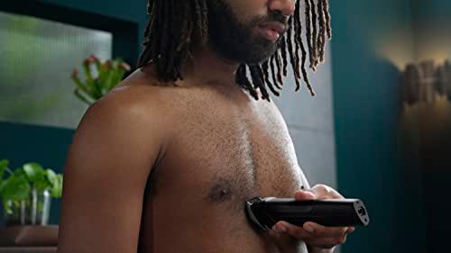 Philips Norelco Multigroom 5000 Series, All-in-One Trimmer and Hair Clipper, 18-Piece Men's Grooming Kit for Beard, Face, Hair, Body and Intimate Areas, No Blade Oil Needed, Model 