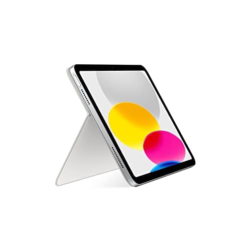 Miniatura de Apple Magic Keyboard Folio: Teclado y Funda Magnética para iPad (A16/10.ª Gen) con Trackpad – Blanco (Inglés EE. UU.) 6