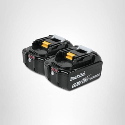 Makita BL1860B-2 18V LXT Lithium-Ion 6.0Ah Battery, 2/pk, Black thumbnail 6