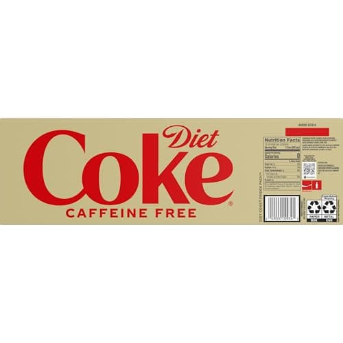 Diet Coke Caffeine Free Soda, 12 fl oz, 12 Pack (Package May Vary)