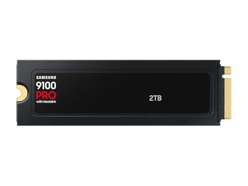 Miniatura de Samsung SSD 9100 PRO con Disipador 2TB, PCIe 5.0x4 M.2 2280, Hasta 14,700MB/s 2