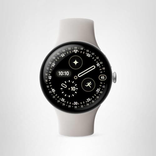 Miniatura de Google Pixel Watch 4 (41mm) - Android Smartwatch with Heart Rate and Sleep Tracking - 30-Hour Battery - Fitness Tracking - Google AI - Polished Silver Aluminum Case - Porcelain Act 14