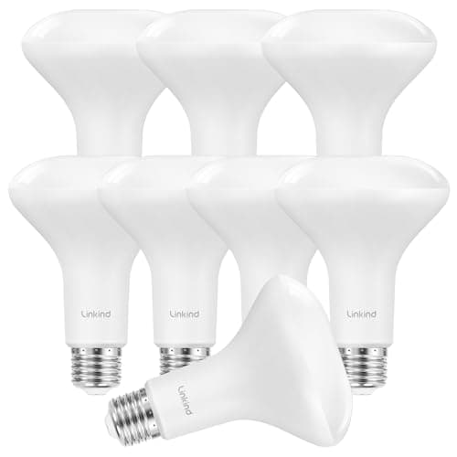Linkind 8 Focos LED BR30 Interior, 10W (Eq. 65W) 850 Lúmenes 5000K