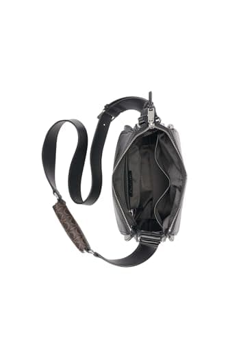 Miniatura de Bolso Cruzado Novedad Bella Calvin Klein para Mujer, Negro, Talla Única 4