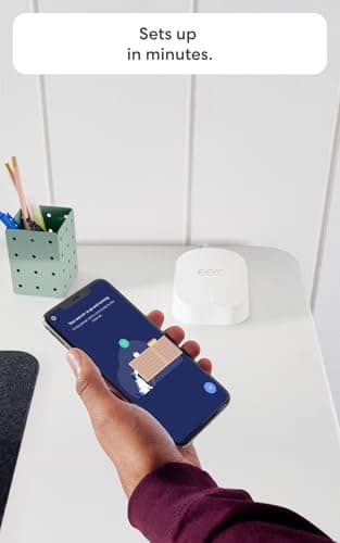Miniatura de Sistema Wi-Fi Mesh Amazon eero 6+ - Cobertura Gigabit, 4,500 ft², 75+ Dispositivos (Paquete de 3) 6