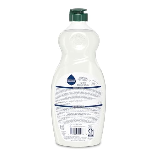 Seventh Generation Dish Liquid Soap Free & Clear liquid soap Pack of 6 Dishwashing Soap Dish Soap for sensitive skin 19 oz thumbnail 9