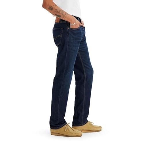 Miniatura de Levi's 505 Regular Fit Hombre, Índigo Oscuro Nail Loop Knot, 32W x 34L 3