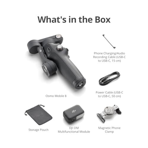 Miniatura de DJI Osmo Mobile 8 Gimbal: Estabilizador con IA, 360° y Palo Selfie Integrado 9