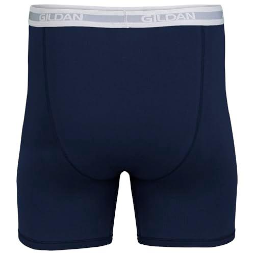 Bóxers Gildan para Hombre, Paquete de 10, Colores Surtidos, Largo Clásico, Talla Grande