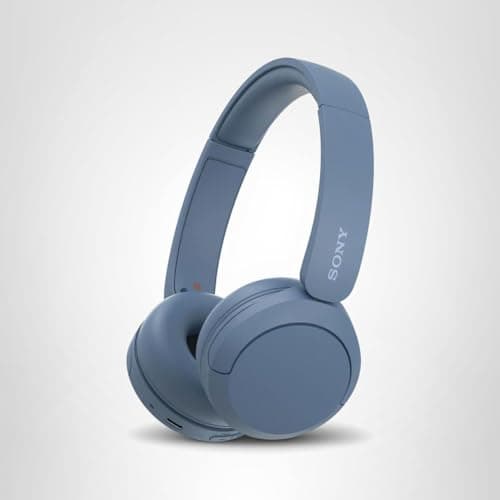 Sony WH-CH520 Wireless Headphones Bluetooth On-Ear Headset with Microphone and up to 50 Hours Battery Life with Quick Charging, Blue thumbnail 12