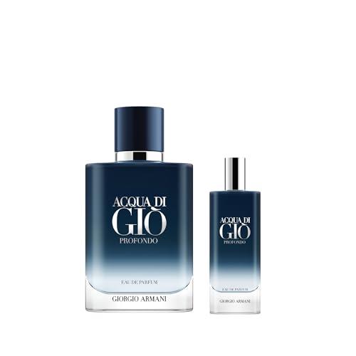Armani Beauty – Acqua di Giò Profondo – Eau de Parfum – Men's Cologne Gift Set - Fresh & Aromatic – Travel Size & Full Size, 0.15 Fl Oz, 3.4 Fl Oz thumbnail 5