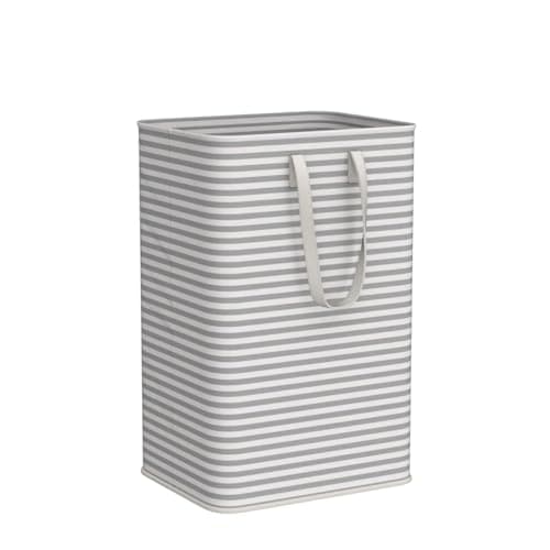 Lifewit 2 Pack Laundry Basket 80L Each, Collapsible Clothes Hamper with Reinforced Handles, Freestanding Waterproof Design for Bedroom and Laundry Room, Grey 160L Total thumbnail 4