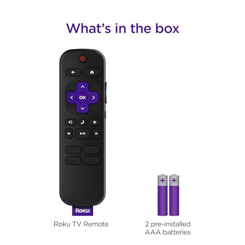 Controles Remotos Roku TV Originales (Paquete de 2) - Fácil Configuración y Accesos Directos