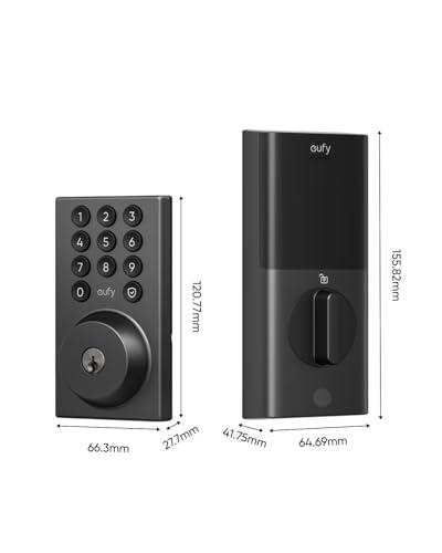 eufy Security Smart Lock C30, Keyless Entry Door Lock, Built-in WiFi Keypad Deadbolt for Front Door, No Bridge Required, Easy Installation, App Remote Control, Reliable Power, BHMA thumbnail 8