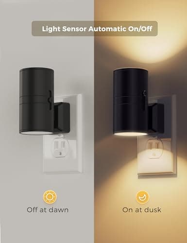 L LOHAS LED Night Light Plug in, Night Lights Plug into Wall, Soft White thumbnail 2