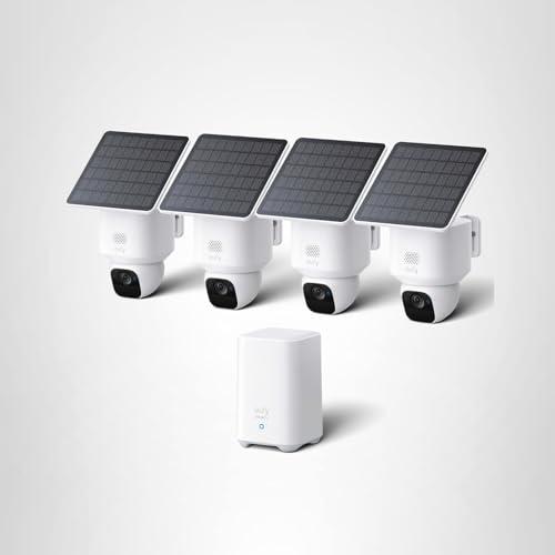 eufy Security SoloCam E30, 4-Cam Pack Kit, Security Cameras Wireless Outdoor, Solar Camera Outdoor Wireless, 360° Pan, AI Tracking, 2K Clarity, No Monthly Fee, Built-in Local Stora thumbnail 8