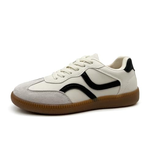 Tenis ZeroRun Retro para Mujer: Estilo Casual, Antideslizantes y Comodidad Total (Blancos)