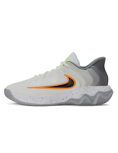 Nike Men's Giannis Immortality 4 Basketball Shoes, White/Black-Volt-Wolf Grey, 9