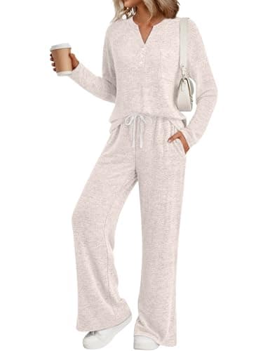 LILLUSORY Womens 2 Piece Lounge Sets Fall Outfits Airport Travel Sweatsuits