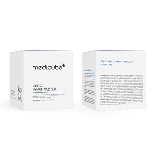 medicube Toner Pads Zero Pore Pad 2.0 | Dual-Textured Facial Pad for Exfoliation and Pore Care with 4.5% AHA Lactic Acid, 0.45% BHA Salicylic Acid | Ideal for All, Korean Skin Care thumbnail 9