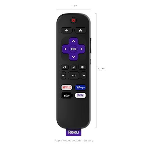 Controles Remotos Roku TV Originales (Paquete de 2) - Fácil Configuración y Accesos Directos