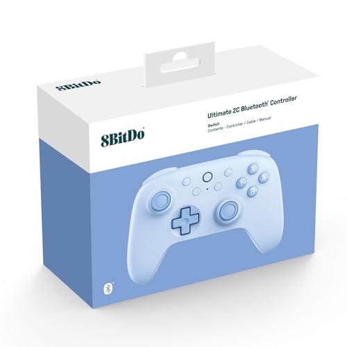 8BitDo Ultimate 2C Bluetooth Controller for Switch/Switch 2, Wireless Controller with 6-Axis Motion Control, Rumble Vibration, Refined D-Pad and Bumpers, and Hall Effect Joysticks  thumbnail 5