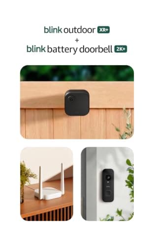 Sistema de seguridad Blink Outdoor XR+ y timbre con batería 2K+