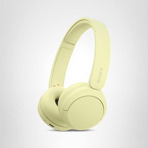 Sony WH-CH520 Wireless Headphones Bluetooth On-Ear Headset with Microphone and up to 50 Hours Battery Life with Quick Charging, Butter Yellow thumbnail 10