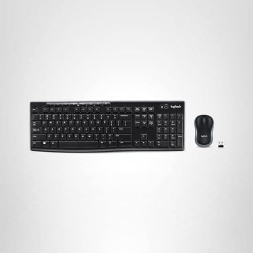 Logitech MK270 Wireless Keyboard and Mouse Combo for Windows, 2.4 GHz Wireless, Compact Mouse, 8 Multimedia and Shortcut Keys, 2-Year Battery Life, for PC, Laptop - Black thumbnail 13