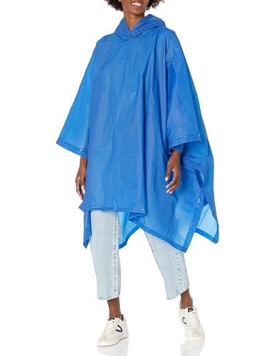 Totes Kids Lightweight Hooded Packable Pancho with Side Snaps