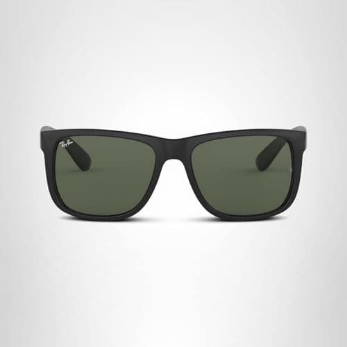 Ray-Ban RB4165 Justin 601/71 55MM Black/Plastic Lens Green Square Sunglasses for Men thumbnail 8