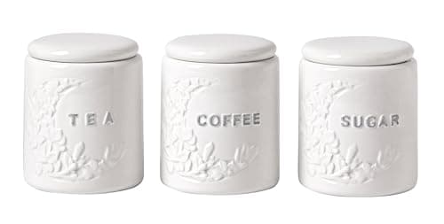 Juego de 3 Contenedores de Cerámica Herméticos TAWCHES Wing Petal para Cocina