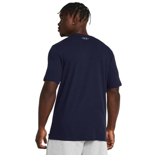 Under Armour Men's Global Foundation Short Sleeve T Shirt, (410) Midnight Navy/Royal/Steel, X-Large thumbnail 2