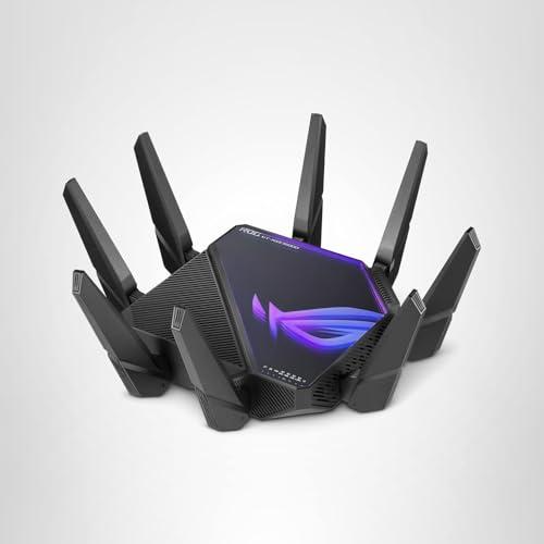ASUS ROG Rapture GT-AXE16000 WiFi 6E: Router Gaming Cuatribanda con Puertos 10G