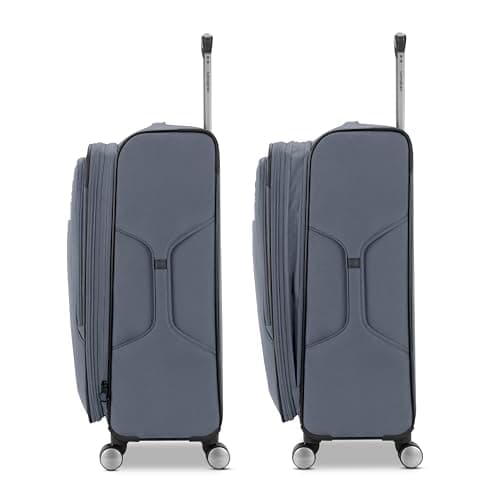 Samsonite Ascella 3.0 Softside Expandable Luggage with Spinner Wheels, 3-Piece Set (20/25/28), State/Black