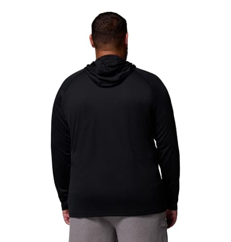 Miniatura de Sudadera de Pesca Columbia PFG Terminal Tackle para Hombre, Manga Larga, Negra con Logo Gris Frío, Mediana 2