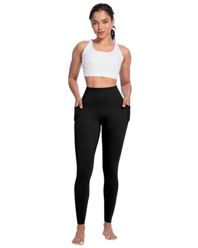4 Paquetes Leggings de Yoga con Bolsillos para Mujer, Control de Abdomen y Cintura Alta