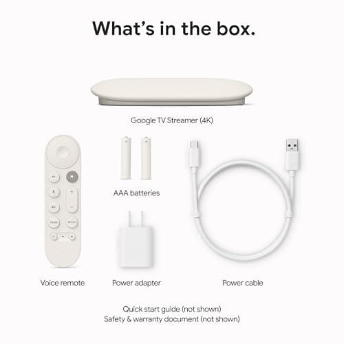 Google TV Streamer 4K - Fast Streaming Entertainment on Your TV with Voice Search Remote - Watch Movies, Shows, Live TV, and Netflix in 4K HDR - Smart Home Control - 32 GB of Stora thumbnail 9