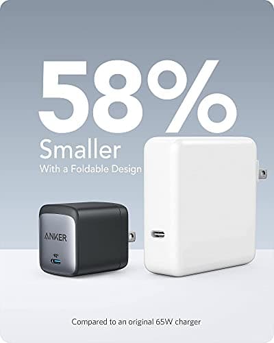 Anker Nano USB C Charger,65W GaN II PPS Fast Compact Foldable Charger for MacBook Pro, Galaxy, Dell, iPhone 17/16, iPad Pro, and More thumbnail 4