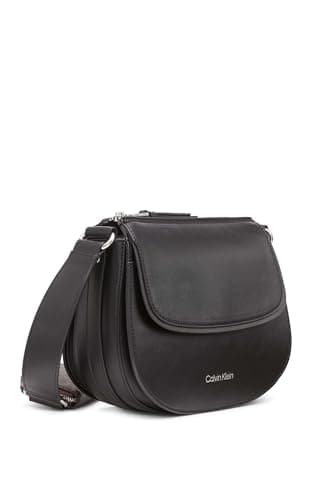 Miniatura de Bolso Cruzado Novedad Bella Calvin Klein para Mujer, Negro, Talla Única 5