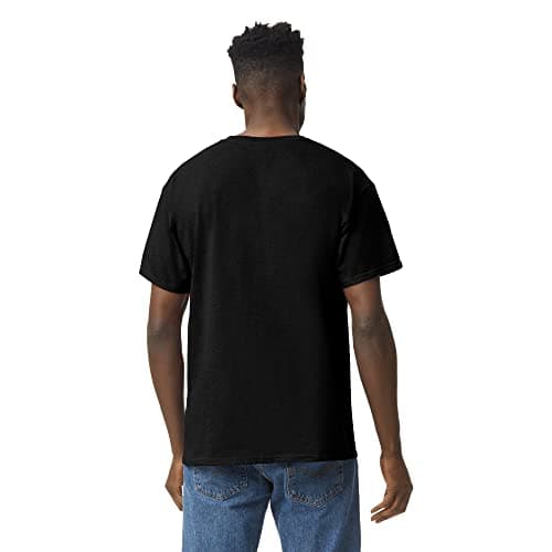 Gildan mens Heavy Cotton T-shirt, Style G5000, Multipack Shirt, Black (2-pack), Medium US thumbnail 5