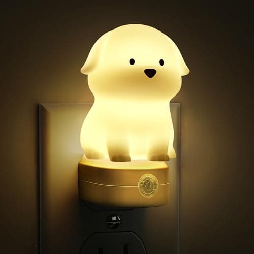 Luz Nocturna LED LOHAS Perrito 3D para Niños con Sensor