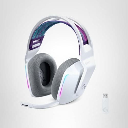 Miniatura de Audífonos Gamer Inalámbricos Logitech G733 LIGHTSPEED con RGB y Blue VO!CE - Blanco 11