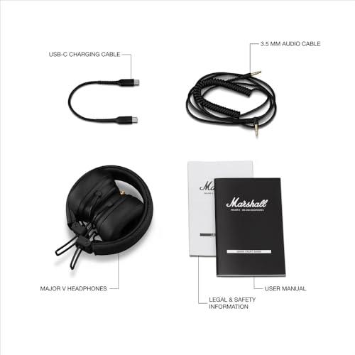 Miniatura de Audífonos Inalámbricos Bluetooth On-Ear Marshall Major V - Negro 11